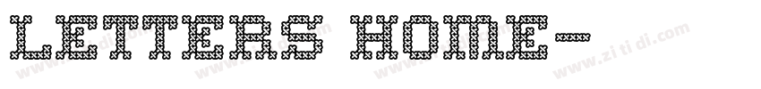 letters home字体转换